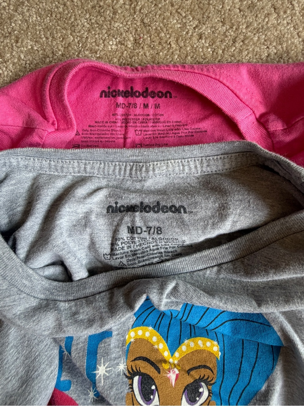 Pair of Shimmer and Shine Shirts - Picture 2 of 2